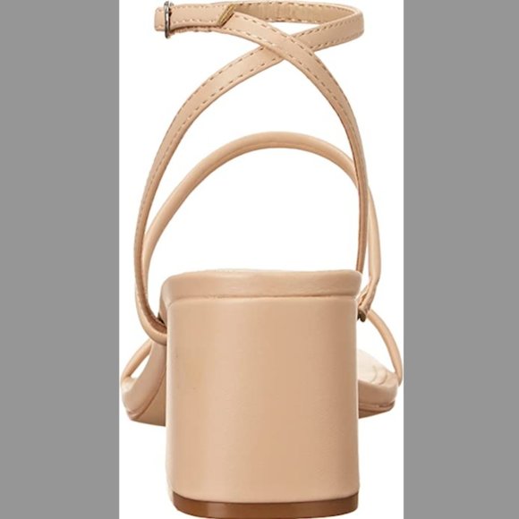 ❤️ Marc Fisher Gandia Heeled Sandal in Light Latte - Picture 7 of 9